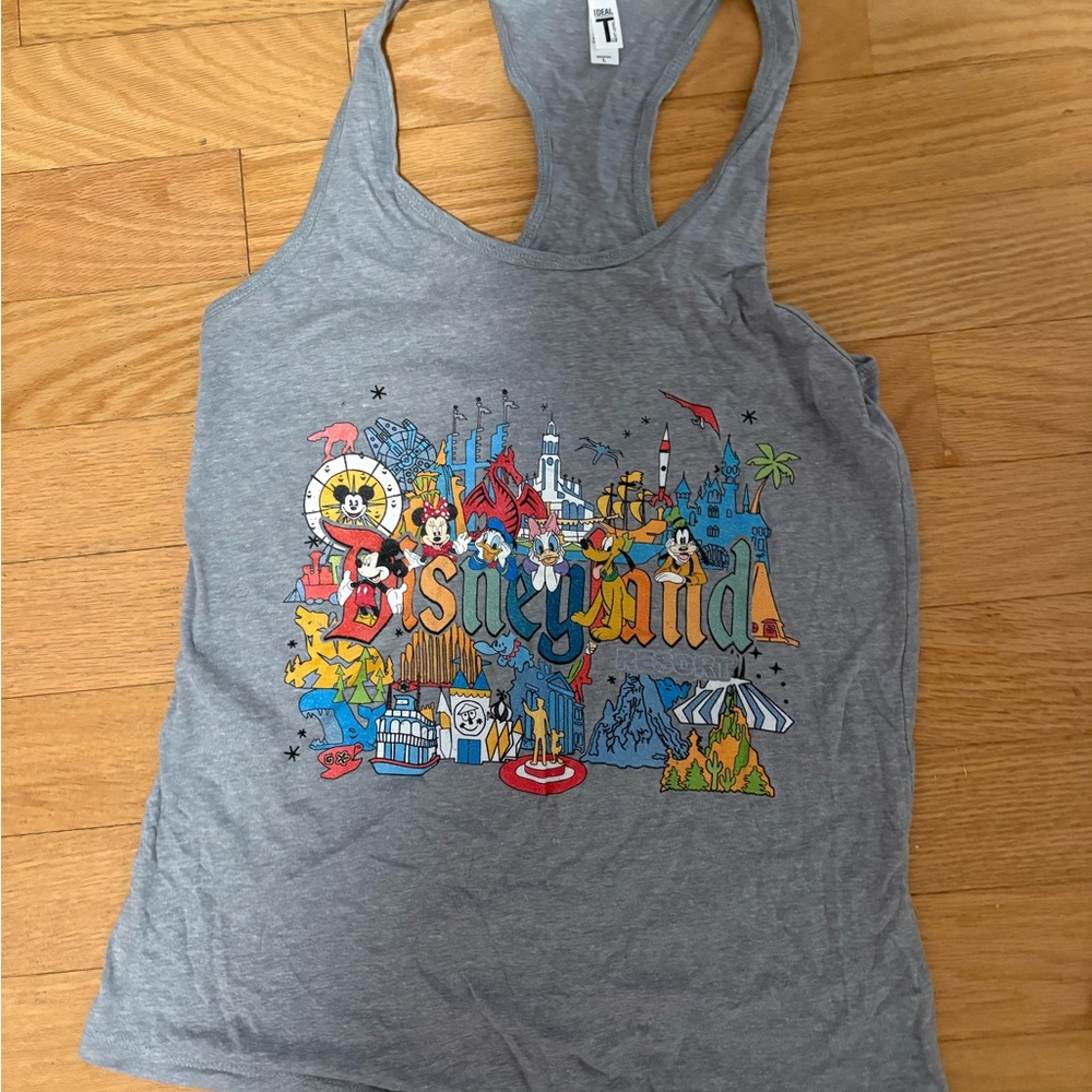 Gray Disneyland Women's Tank Top